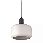 Подвесной светильник с круглым бежевым плафоном Quentin варинант исполнения - 2 | Loft Concept в Твери