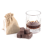 Камни для охлаждения виски из красного лемезита Natural Stone Cube варинант исполнения - 6 | Loft Concept в Твери