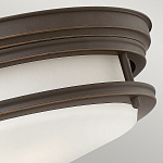 Потолочный светильник для ванных комнат со стеклянным плафоном в форме перевернутого конуса Hinkley варинант исполнения - 23 | Loft Concept в Твери