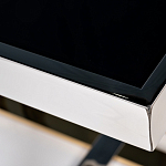 Столик журнальный квадратный с основанием в оттенках хром и золото Harmony Color and Shapes варинант исполнения - 2 | Loft Concept в Твери