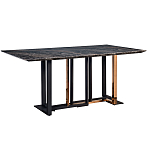 Стол обеденный со стальными ножками оригинальной формы Gourmet Meal варинант исполнения - 1 | Loft Concept в Твери