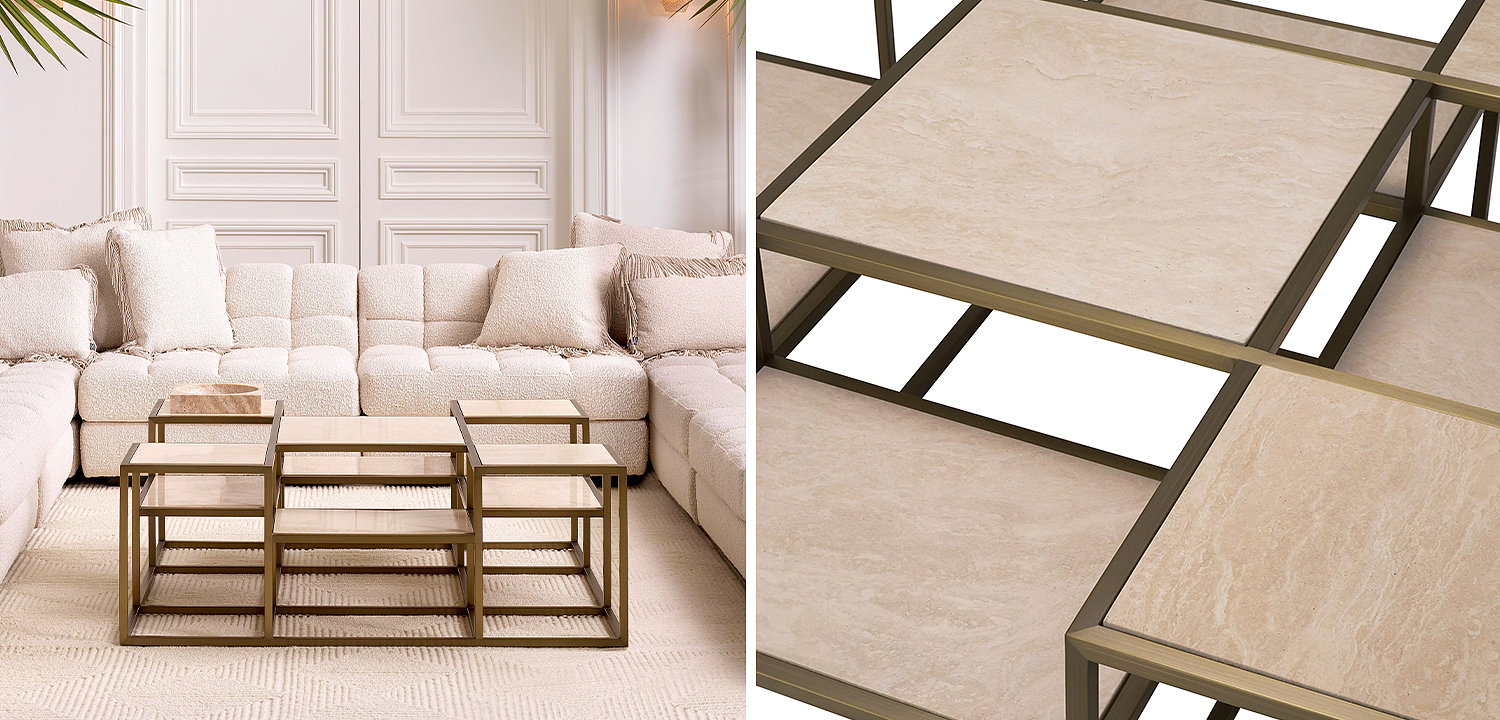 Кофейный стол Eichholtz Coffee Table Smythson Кофейный стол Eichholtz Coffee Table Smythson - Loft-Concept в Твери