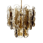 Люстра из круглых стеклянных элементов Vienna варинант исполнения - 1 | Loft Concept в Твери