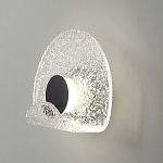 Бра из текстурированного прозрачного стекла с изогнутым краем Textured Glass  варинант исполнения - 2 | Loft Concept в Твери