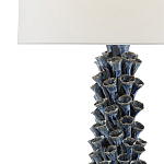 Настольная лампа с корпусом из цветков колокольчика Cascade of Blue Flowers варинант исполнения - 1 | Loft Concept в Твери