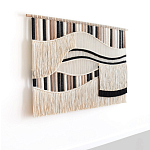 Художественный Гобелен из нитей Макраме Dunes Wall Art варинант исполнения - 1 | Loft Concept в Твери