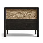 Тумба 2 ящика с подсветкой на рельефном фасаде Warm Industrial варинант исполнения - 1 | Loft Concept в Твери