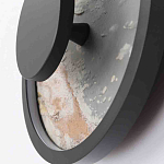 Бра круглое светодиодное с черной рамкой Stone Circle варинант исполнения - 3 | Loft Concept в Твери