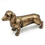 Статуэтка такса с реалистичными деталями и гладкой поверхностью Dachshund Style варинант исполнения - 1 | Loft Concept в Твери