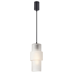 Подвесной светильник со стеклянным рифленым плафоном цилиндрической формы Eliara 13 варинант исполнения - 6 | Loft Concept в Твери