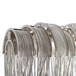 Люстра подвесная с металлическими цепочками и изогнутыми металлическими дугами 72 см Atlantis Chain варинант исполнения - 9 | Loft Concept в Твери