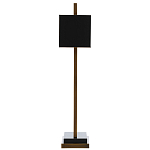 Настольная лампа прямоугольная с черным абажуром Strictness of Forms варинант исполнения - 3 | Loft Concept в Твери