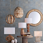 Подвесной светильник с каскадом из круглых декоративных элементов Texture Discs варинант исполнения - 3 | Loft Concept в Твери