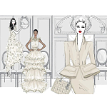 Megan Hess. Elegance варинант исполнения - 3 | Loft Concept в Твери