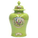 Фарфоровая ваза с крышкой Eden Garden варинант исполнения - 1 | Loft Concept в Твери