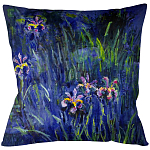 Подушка декоративная Ирисы Impressionism in Art варинант исполнения - 1 | Loft Concept в Твери