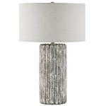 Настольная лампа с каркасом с состаренным эффектом Ancient Column варинант исполнения - 3 | Loft Concept в Твери