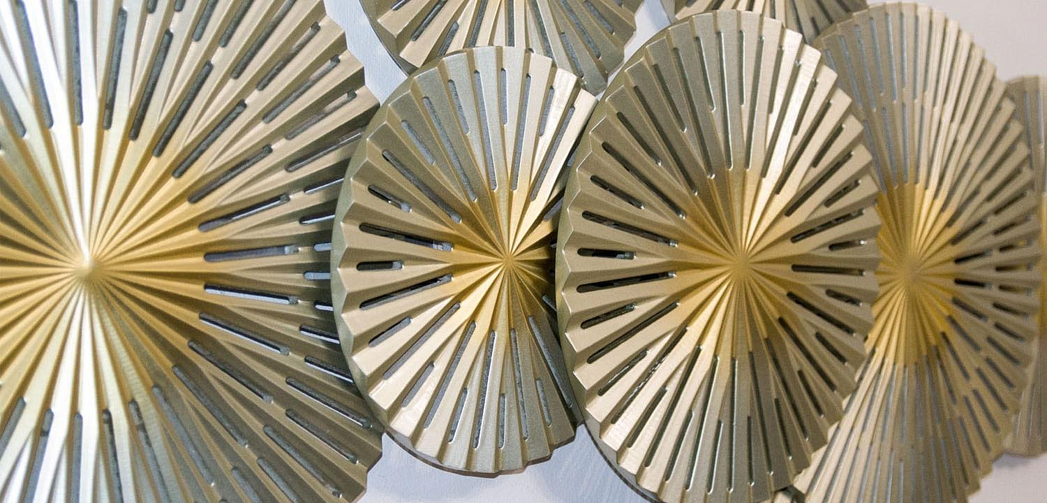 Арт-объект Apollo Gold and Silver Wall Plaque Disc gap 9 Арт-объект Apollo Gold and Silver Wall Plaque Disc gap 9 - Loft-Concept в Твери