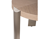 Столик журнальный круглый со светлым шпоном Light Veneer Table варинант исполнения - 6 | Loft Concept в Твери