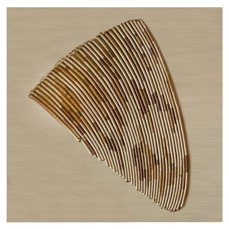 Декор настенный в Эко стиле рафия Malibu wall panel Коричневый Бежевый в Твери | Loft Concept 