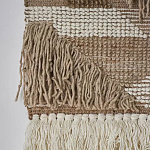 Панно из шерсти и хлопка с узором Beige Calista Cascade варинант исполнения - 7 | Loft Concept в Твери