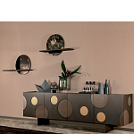 Дизайнерский комод с декором в виде круглых элементов на фасаде Matisse варинант исполнения - 4 | Loft Concept в Твери