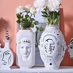 Ваза с золотисто-белыми фрагментами Faces of Imagination варинант исполнения - 3 | Loft Concept в Твери