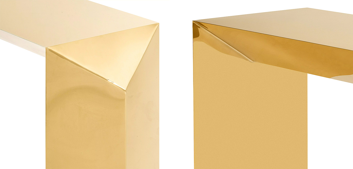 Консоль Eichholtz Console Table Carlow Gold Консоль Eichholtz Console Table Carlow Gold - Loft-Concept в Твери