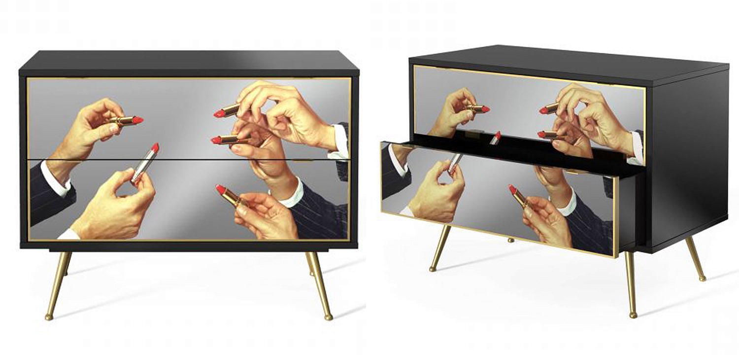 Комод Seletti Chest of Two Drawers Lipstick Комод Seletti Chest of Two Drawers Lipstick - Loft-Concept в Твери