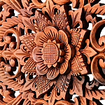 Панно из дерева квадратное Tracery Panel With Trees варинант исполнения - 2 | Loft Concept в Твери