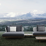 Дизайнерский модульный уличный диван SWAY Modular Sofa варинант исполнения - 8 | Loft Concept в Твери