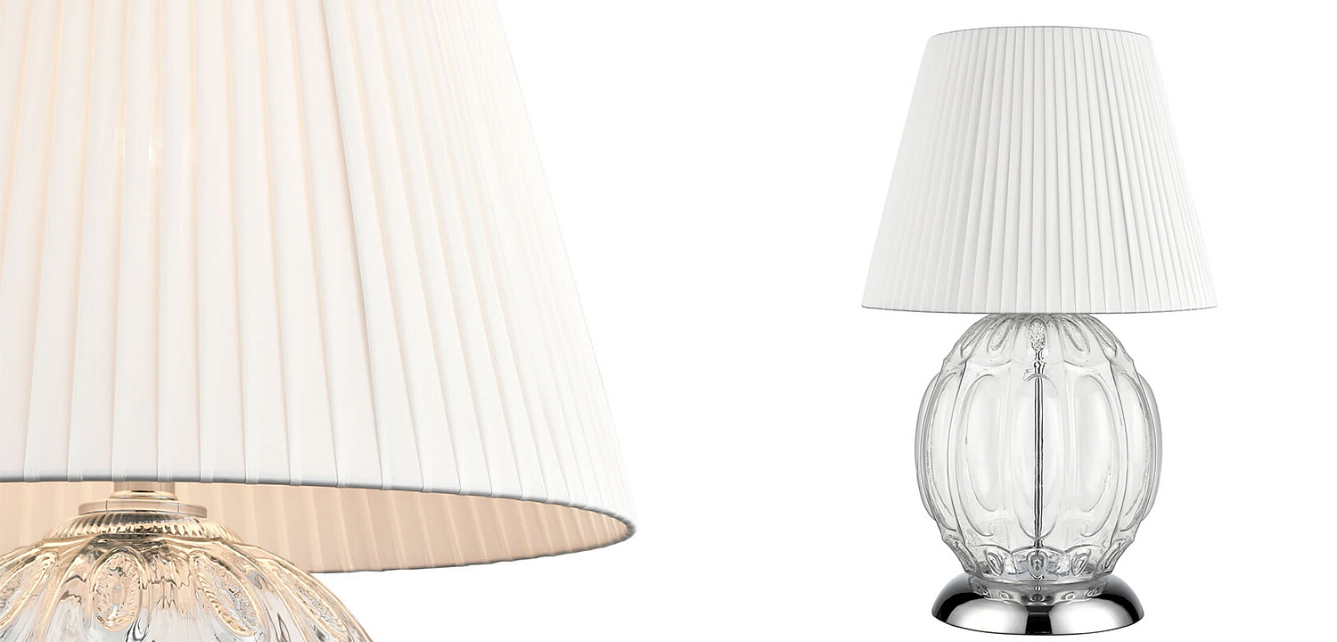 Настольная лампа Прозрачное Стекло Hailey Table Lamp Настольная лампа Прозрачное Стекло Hailey Table Lamp - Loft-Concept в Твери