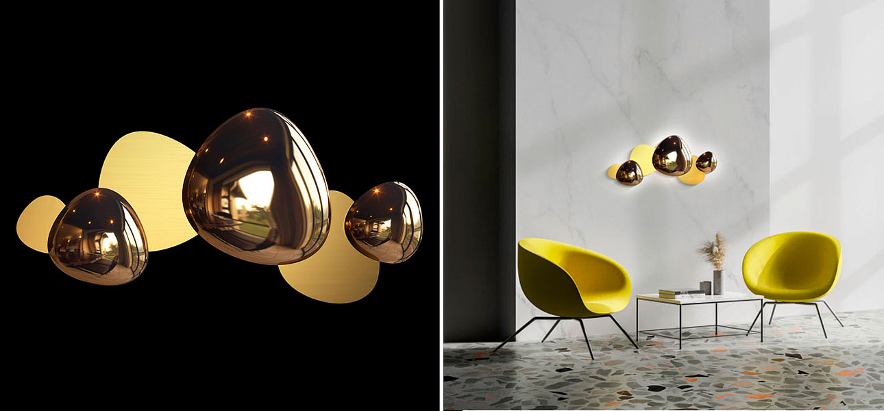 Бра Gold Matt & Gloss 2 Бра Gold Matt & Gloss 2 - Loft-Concept в Твери