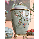 Ваза с крышкой и цветочным узором Genuine Chinese Classics варинант исполнения - 5 | Loft Concept в Твери