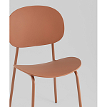 Стул Edie пластик коричневый варинант исполнения - 2 | Loft Concept в Твери