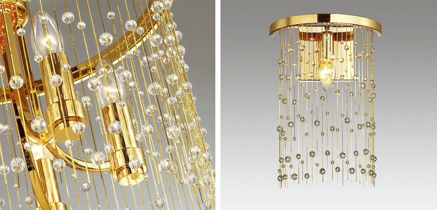 Бра Hailstorm Rain Wall lamp gold Бра Hailstorm Rain Wall lamp gold - Loft-Concept в Твери