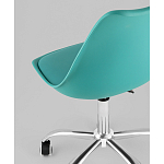 Офисный стул на металлическом основании EGGERY Blue пластик варинант исполнения - 3 | Loft Concept в Твери