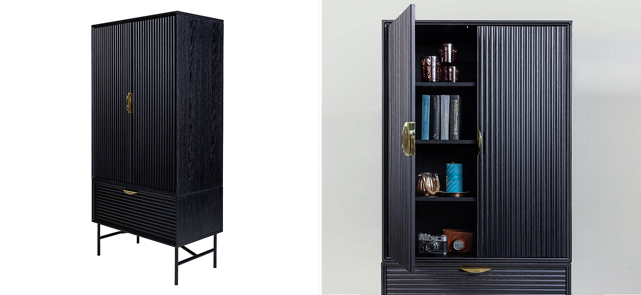 Шкаф Antique Order Черный Шкаф Antique Order Черный - Loft-Concept в Твери