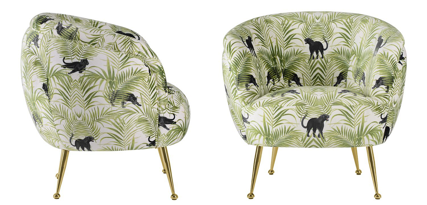 Кресло ARMCHAIR KELLIT Jungle Green Кресло ARMCHAIR KELLIT Jungle Green - Loft-Concept в Твери