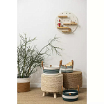 Корзина для хранения с ручками Interlacement Green  варинант исполнения - 6 | Loft Concept в Твери