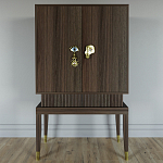 Кабинетный шкаф Elsa Dreams Walnut с 2-мя ящиками варинант исполнения - 3 | Loft Concept в Твери