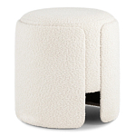Дизайнерский Пуф Букле Poof Alice White Boucle  варинант исполнения - 1 | Loft Concept в Твери