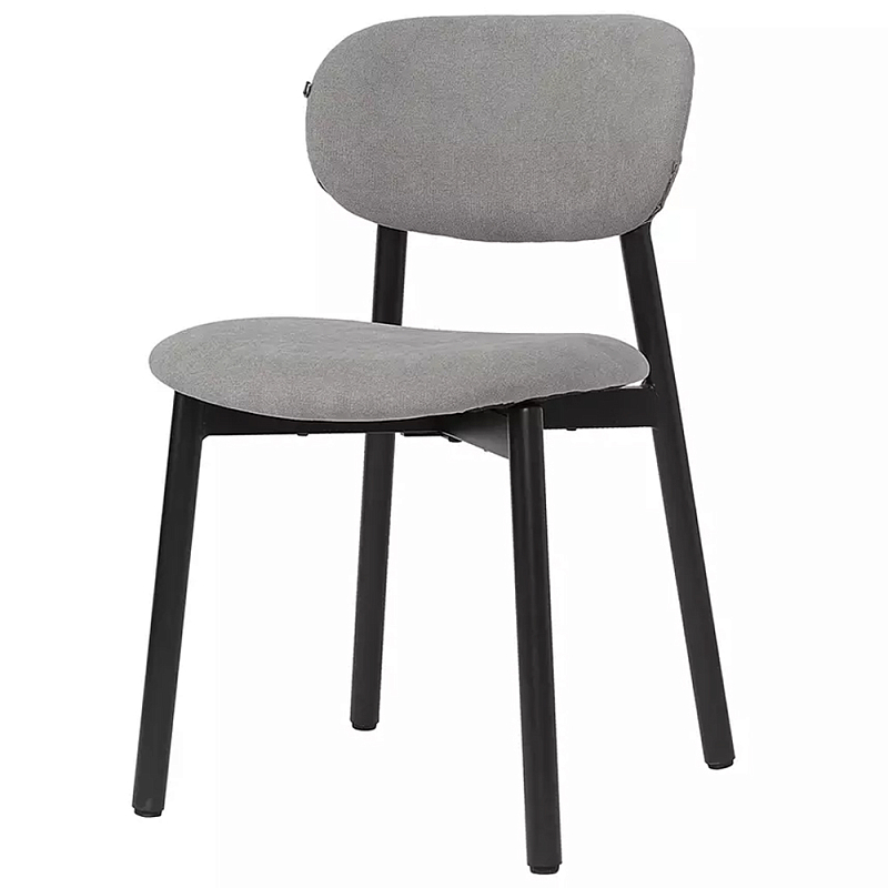 Стул с мягким сиденьем и спинкой Chair with Soft Seat and Back Кремовый Серый Стул с мягким сиденьем и спинкой Chair with Soft Seat and Back Кремовый Серый в Твери | Loft Concept