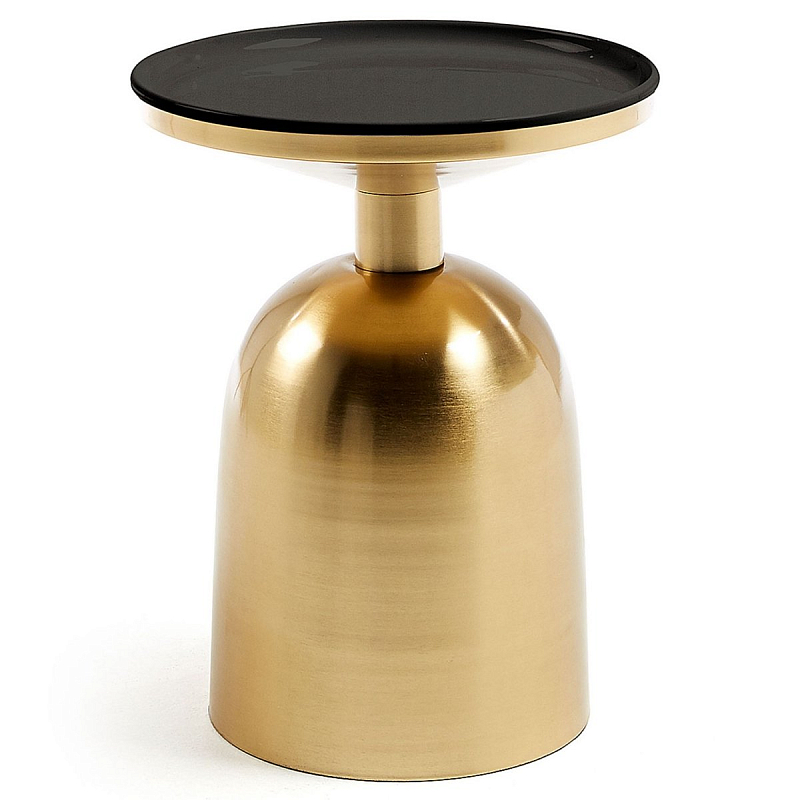 Приставной стол Table Francis Gold Латунь Черный Приставной стол Table Francis Gold Латунь Черный в Твери | Loft Concept