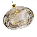 Подвесной светильник с прозрачным стеклянным плафоном округлой формы Effervia  варинант исполнения - 9 | Loft Concept в Твери