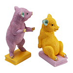 Держатель для книг Multicolored Piglet Bookends варинант исполнения - 2 | Loft Concept в Твери