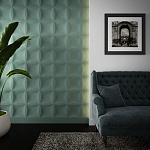 Гипсовая 3D Панель M-23 варинант исполнения - 1 | Loft Concept в Твери