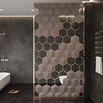 Гипсовая 3D панель с принтографией PM-30 варинант исполнения - 3 | Loft Concept в Твери