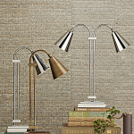 Настольная лампа c двумя поворотными плафонами TwoDirections варинант исполнения - 5 | Loft Concept в Твери