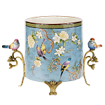 Фарфоровое кашпо с птицами Eden Garden варинант исполнения - 1 | Loft Concept в Твери